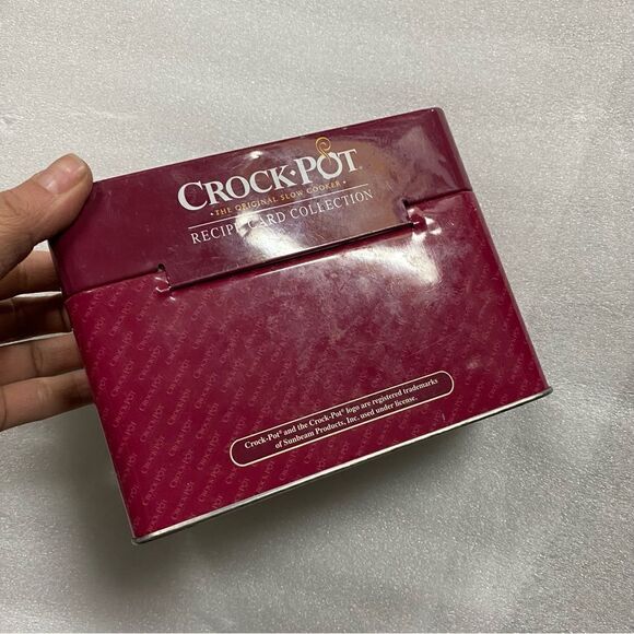 Rival Crock-Pot Recipe Card Collection metal tin storage can - Picture 3 of 7